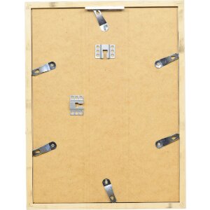 Rama foto din lemn Profil 58 argint 25x70 cm cu sticlă transparentă și listă de distanță