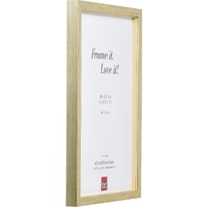 Ramă foto din lemn Profil 58 antiksilber 30x45 cm, cu glas transparent și abstandsleiste