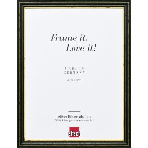 Effect Wandspiegel Holz-Profil 21 grün 9x13 cm