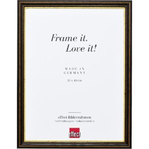 Effect Wandspiegel Holz-Profil 21 braun 9x13 cm