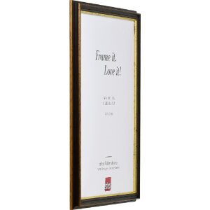 Effect Wandspiegel Holz-Profil 21 braun 20x25 cm