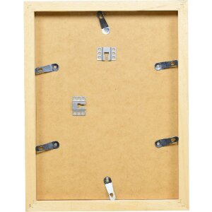 Sprijin pentru oglindă de perete Profil 55, lemn natural 21x29,7 cm