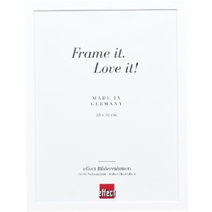 Sprijinire de lemn pentru oglindă Profil 58 albă 30x45 cm