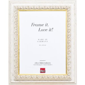 Spiegel baroc profil 80 din lemn masiv, 59,4x84,1 cm, alb