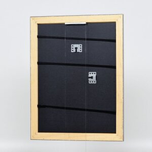 Effect Wandspiegel Holzprofil 94 silber 40x60 cm