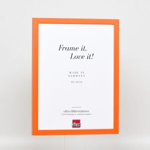 Effect Wandspiegel Holzprofil Top Cube Spiegel orange 30x40 cm