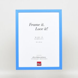 Effect Wandspiegel Holzprofil Top Cube Spiegel blau 40x60 cm