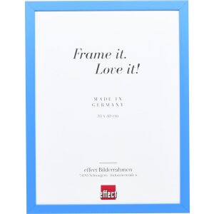 Effect Wandspiegel Holzprofil Top Cube Spiegel blau 50x70 cm