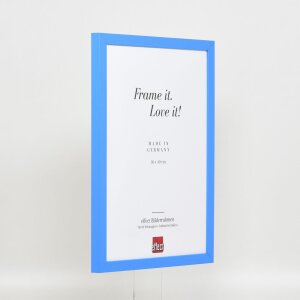 Effect Wandspiegel Holzprofil Top Cube Spiegel blau 50x70 cm