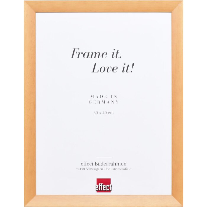 Effect Wandspiegel Holzprofil Top N birke 40x50 cm Spiegel