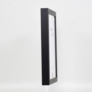 Efffect cadru din lemn profil 55 jersey cadru 70x100 cm negru arta de sticlă