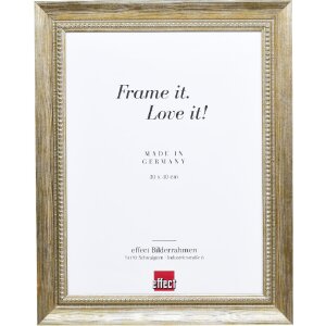 Effect Massiv-Holzrahmen Profil 28 gold 20x28 cm...