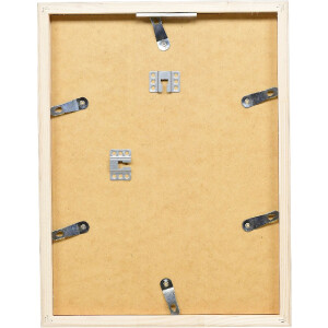 Rama foto din lemn masiv Profil 54 Kalkeiche 25x70 cm cu sticlă de muzeu acrilică