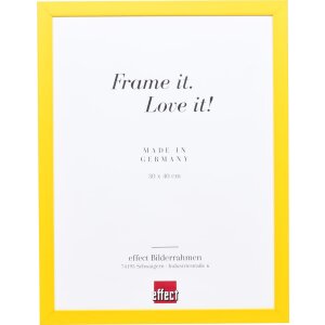 Effect Holzrahmen Top Cube 10,5x14,8 cm Gelb Acrylglas...