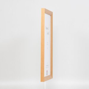 Efect cadru din lemn Top N mesteacăn 9x13 cm sticlă acrilică calitate muzeu