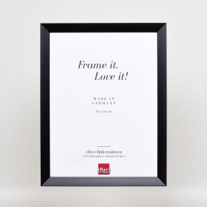 Efect cadru din lemn Top N negru 20x30 cm sticlă acrilică calitate muzeu