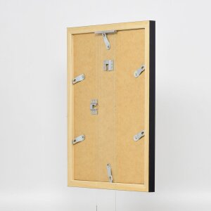 Efect cadru din lemn Top N negru 25x30 cm sticlă acrilică calitate muzeu