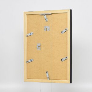 Effect Holzrahmen Top N schwarz 40x50 cm Acrylglas Museumsqualität