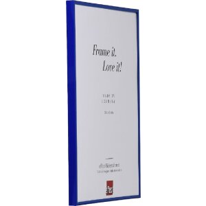 Effect Kunststoffrahmen Art blau 30x30 cm Museumsglas