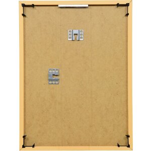 Rama foto din plastic efect art galben 30,5x91,5 cm cu sticlă de muzeu