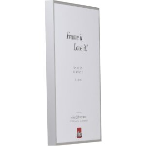 Effect Quadro Aluminium-Bilderrahmen 45x60 cm silber mit Museumsglas