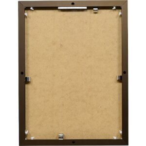 Effect Quadro Aluminium-Bilderrahmen 50x65 cm bronze mit Museumsglas