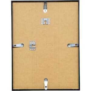 Rama foto din aluminiu cu sticlă de muzeu neagră 45 x 60 cm