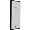 Effect Aluminium-Bilderrahmen Serie 2 Museumsglas schwarz 25x60 cm