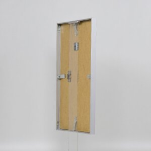 Rama foto din aluminiu serie 2, sticlă de muzeu argintie 50x75 cm