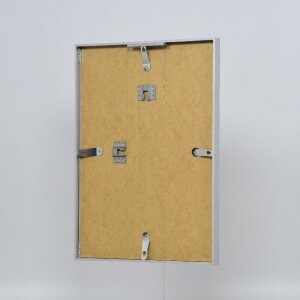 Rama foto din aluminiu serie 2, sticlă de muzeu argintie 50x75 cm