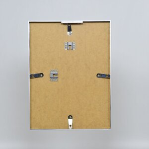 Rama foto din aluminiu serie 2, sticlă de muzeu argintie 50x75 cm