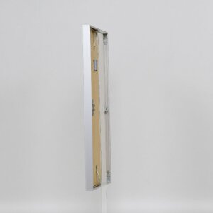 Rama foto din aluminiu serie 2, sticlă de muzeu argintie 50x75 cm