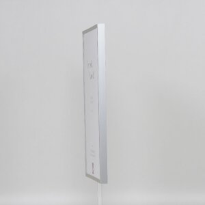 Rama foto din aluminiu serie 2, sticlă de muzeu argintie 50x75 cm