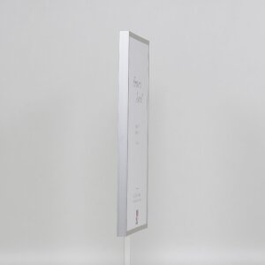 Rama foto din aluminiu serie 2, sticlă de muzeu argintie 50x75 cm