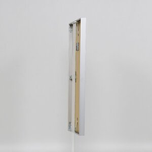 Rama foto din aluminiu serie 2, sticlă de muzeu argintie 50x75 cm