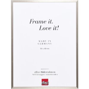 Rama foto din aluminiu serie 2 cu sticlă de muzeu, grau...