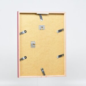 Effect Holzrahmen Profil 35 rot 25x50 cm Museumsglas