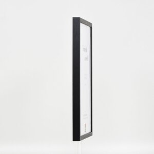 Effect Holzrahmen Profil 35 schwarz 25x60 cm Museumsglas