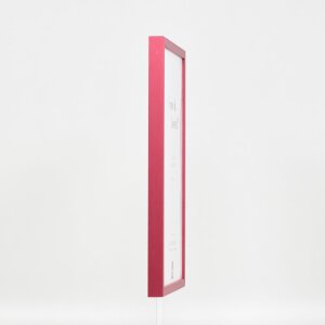 Effect Holzrahmen Profil 35 rot 50x65 cm mit Museumsglas