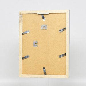 Effect Holz-Bilderrahmen Profil 41 Silber 13x13 cm Museumsglas