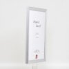 Effect Holz-Bilderrahmen Profil 41 Silber 13x13 cm Museumsglas