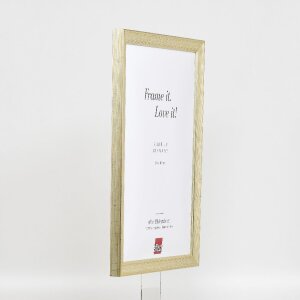 Effect Holz-Bilderrahmen Profil 41 Antiksilber 18x27 cm Museumsglas