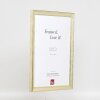 Effect Holz-Bilderrahmen Profil 41 Antiksilber 20x30 cm Museumsglas