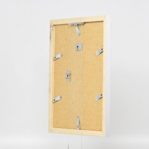 Effect Holzbilderrahmen Profil 41 Silber 25x35 cm Museumsglas