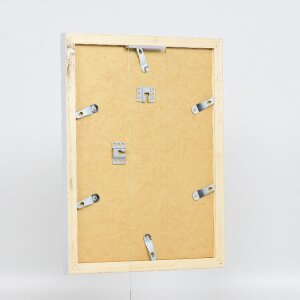 Effect Holzbilderrahmen Profil 41 Silber 25x35 cm Museumsglas