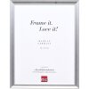 Effect Holzbilderrahmen Profil 41 Silber 25x35 cm Museumsglas