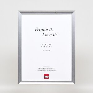 Rama foto din lemn Profil 41 argint, 35x50 cm, sticlă de muzeu