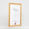 Effect Holz-Bilderrahmen Profil 41 Antikgold 35x50 cm Museumsglas