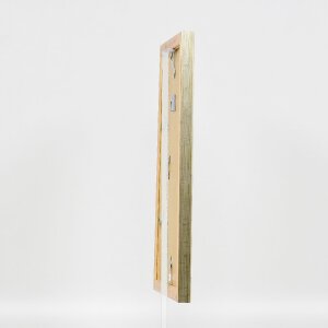 Effect Holz-Bilderrahmen Profil 41 Antiksilber 42x59,4 cm Museumsglas