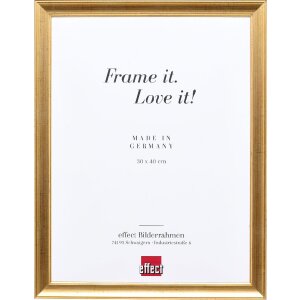 Effect Holz-Bilderrahmen Profil 41 Antikgold 45x80 cm...